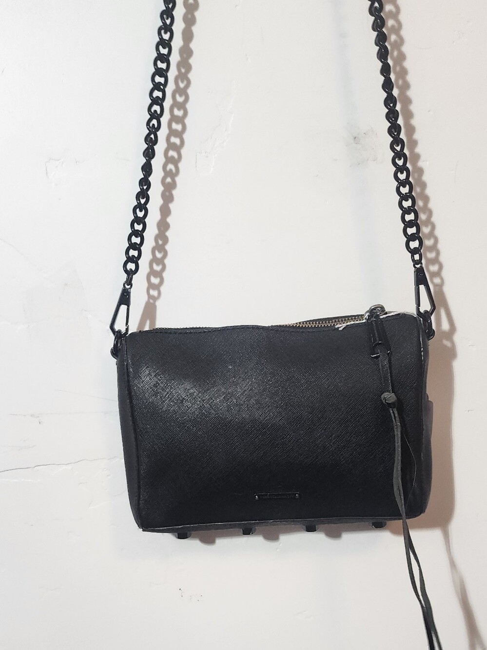 Rebecca Minkoff Black Crossbody Bag with Chain Strap